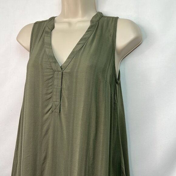 Maeve by Anthropologie Olive Green sleeveless tunic top size XS EUC - Picture 3 of 15